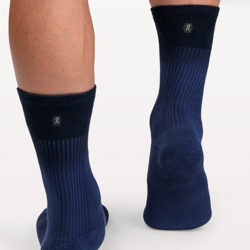 On Cloud Running All-Day Sock Denim/ Black